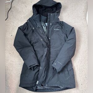 Women's Columbia Suttle Mountain Parka Jacket 3 in 1 Size L